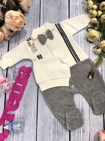 Купить оптом 109. Комбинезон с шапкой,100% хлопок интерлок в Пензе